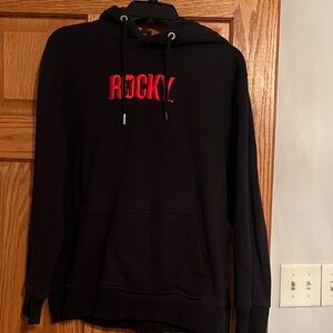 Rocky Black and Red Men's Hoodie size M.